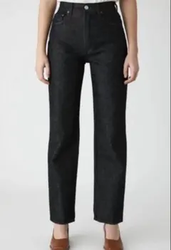 MOUSSY PLAIN JEANS デニム ブラック 25のサムネイル