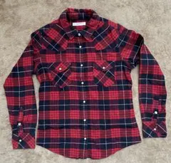 BACK NUMBER チェック柄ネルシャツ Medium