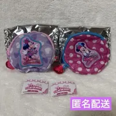 ディズニー　ミニーパルパルーザ　カプセルトイ ガチャ　ポーチ　ファンダーランド