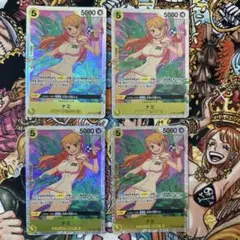 ワンピースカード　ナミ　OP08-106 SR 4枚