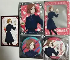 呪術廻戦　釘崎野薔薇　缶バッジ　クリアカード　ミニカード　パーティー　5点セット