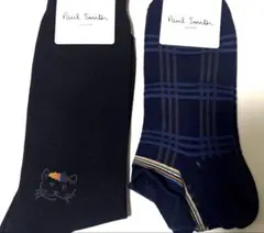 新品未使用Paul Smith ポールスミス　靴下 ソックス 2点セット　猫ネコのサムネイル