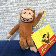 新品タグ付 おさるのジョージ ぶら下がりマスコット Curious Georgeのサムネイル