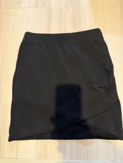 黒 ラップスタイル タイトスカート