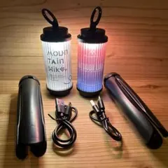【2個セット】5モード搭載 LEDランタン Type-C充電式（38灯風デザイン