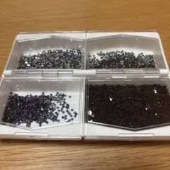 ラインストーン　黒　パーツ