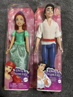 ⬛︎未開封 ディズニープリンセス アリエル＆エリック人形セット アメリカ版