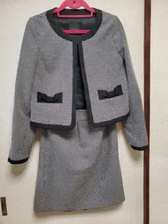 チェック柄ジャケット＆スカートセット…サイズ15号