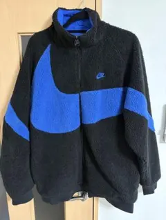 希少 XXLサイズ NIKE リバーシブルボアジャケット ビッグスウッシュ