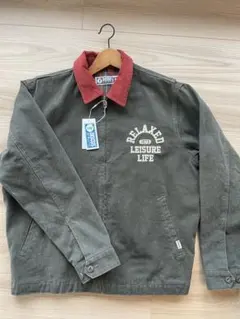 【新品タグ付】DISCUS アスレティック ダックジャケット XL襟コーデュロイ