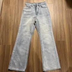 ブーツカットデニム XS ライトブルー