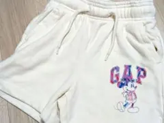 GAP ディズニー ミッキー ショートパンツ 80 オフホワイト