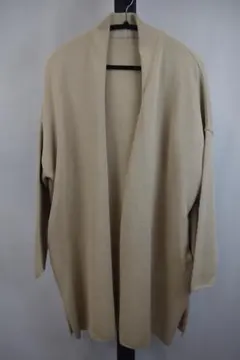 MUSE ベージュ ニット ロングカーディガン❁0275