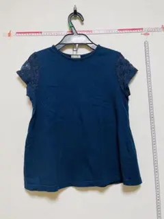 GU 子供用Tシャツ　ネイビーレース