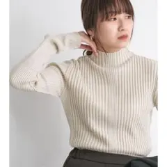 KBF アーバンリサーチ illi ランダムRIBハイネックニット