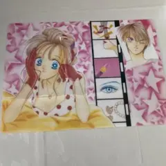 北川みゆき 亜美ノンストップ 下敷き 少女漫画 レトロ グッズ