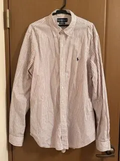 Ralph Lauren ラルフローレン 長袖シャツ ストライプ ピンク