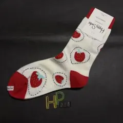 新品 Happy Socks ハッピーソックス いちご柄 レディースソックスのサムネイル