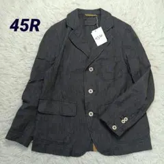 45R　麦サテンのPジャケット　ヒッコリー　ポンチョ　デニムジャケット　2 45R 麦サテンのPジャケット ヒッコリー ポンチョ デニムジャケット 2