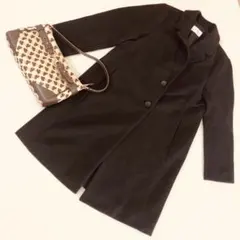 glacier ロングコート ジャケット アウター ブラック 袖3つボタン L