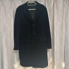 URBAN RESEARCH ブラック チェスターコート M