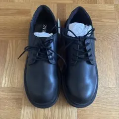 ZARA レースアップシューズ　革製　24.5〜25 未使用