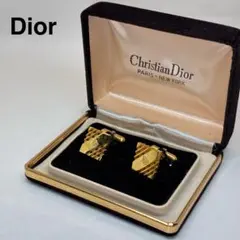 【極美品】Diorディオール カフス　カフリンクス　ゴールド　フォーマル