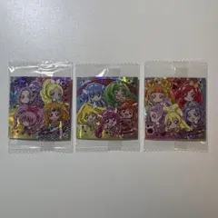 プリキュアシールウエハース 集合3枚セット