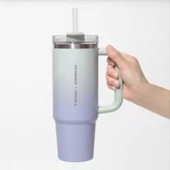 スタバ×スタンレー 25年 日本初クエンチャー ミントグリーングラデ 
