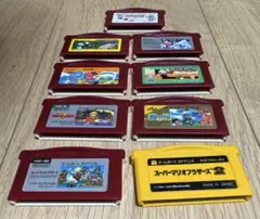 ゲームボーイアドバンス ファミコンミニソフト 9本セット 動作確認済