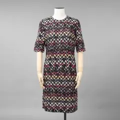ミッソーニ 美品 23AW かぎ針編みニット 半袖ミニワンピース size44のサムネイル