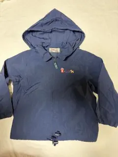 FAMILIAR フード付きジャケット 110センチ＊紺色