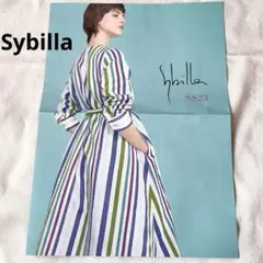 タグ付き新品☆シビラ☆定価4万3千 風景画プリントのブラウス シルク 