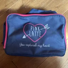 PINK LATTE ネイビートラベルポーチ