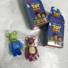 BE＠RBRICK TOY STORY エイリアン&ロッツォ　　ベアブリック