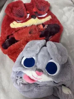 上海ディズニー　ファンキャップ　手袋セット　ジュディ　ニック