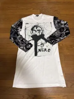 コムデギャルソン　オムプリュスNERO グラフィック 長袖カットソー　Lのサムネイル