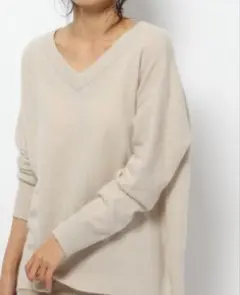 バンヤードストーム ニット セーター ラクーン 定価1.3万円 未着用 ベージュ