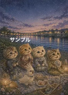 一作限り】雨音に包まれて眠るキジトラ猫 H906 - メルカリ