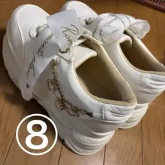 LIZLISAホワイト厚底スニーカー
