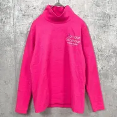 【美品】marie claire セーター ハイネック フリース M ピンク