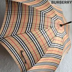 新品未使用 タグ付き 希少 BURBERRY バーバリー 雨傘 長傘 チェック柄