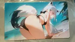 白上フブキ☆プレイマット☆マウスパッド☆ラバーマット☆新品☆送料無料☆B27