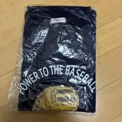 【未使用】久保田スラッガー　80周年記念　Tシャツ　ネイビー Oサイズのサムネイル