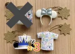 《ディズニーシー》20周年限定　カプセルトイ　カプセル付き　5点セット