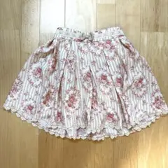 LIZLISAスカート　スカパン　ピンク　花柄のサムネイル
