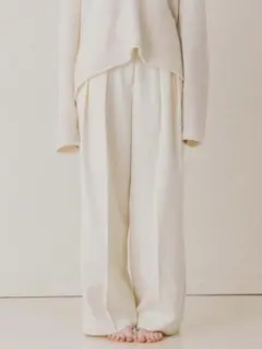 新品未使用　CREDONA ICHIGUN pants アイボリー