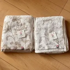 新品　今治　フェイスタオル　2枚　タオル美術館　タオル