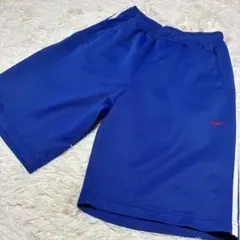 Nike ショートパンツ　ウエストゴム　DRIFIT ポケットあり　ブルー　M