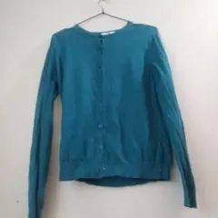 UNIQLO ティール カーディガン Lサイズ